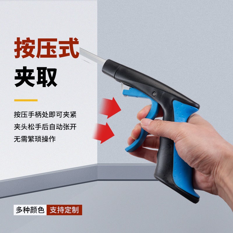 توريد حصري لمقبض القمامة القابل للطي، مشبك القمامة من سبيكة الألمنيوم المعززة، جامع متعدد الوظائف معزز - Image 5